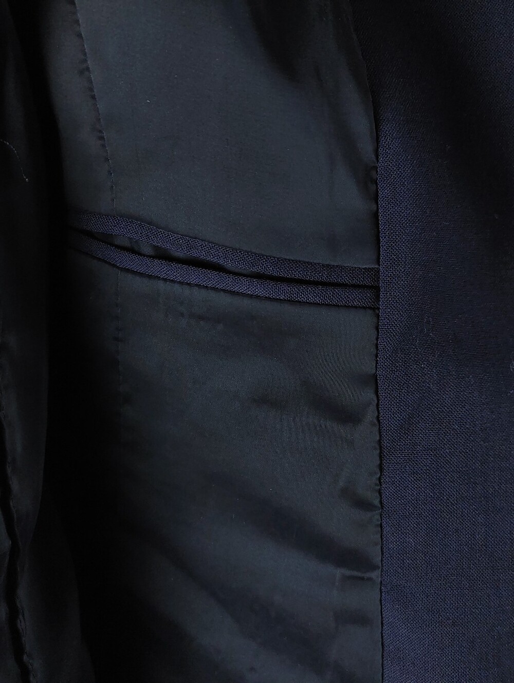 Alex Evenings Navy Blue Tailored Blazer Size 4P - Picture 12 of 16